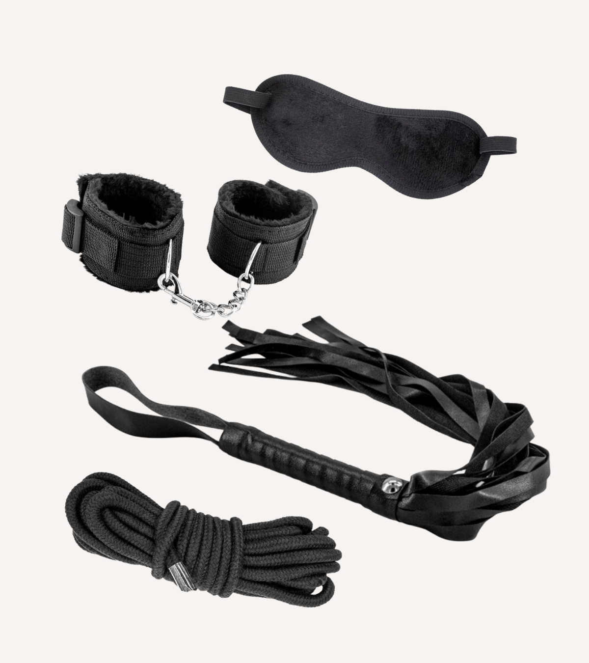 BDSM Kit Fury 10 Delar Svart