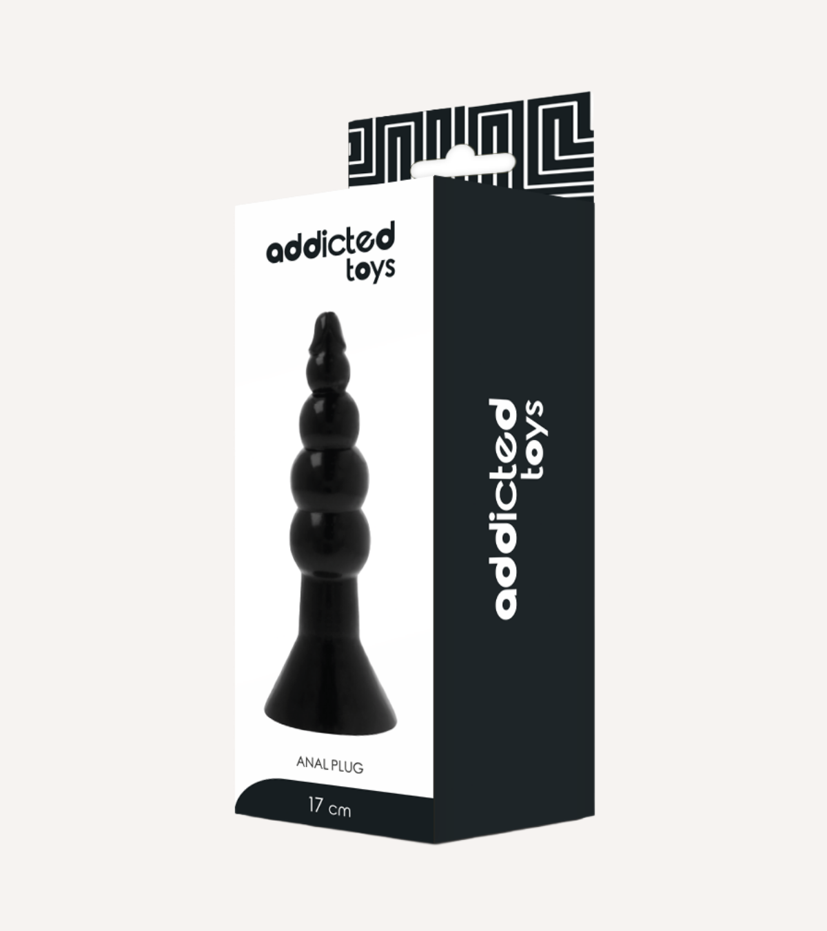 Buttplug 17 cm Svart