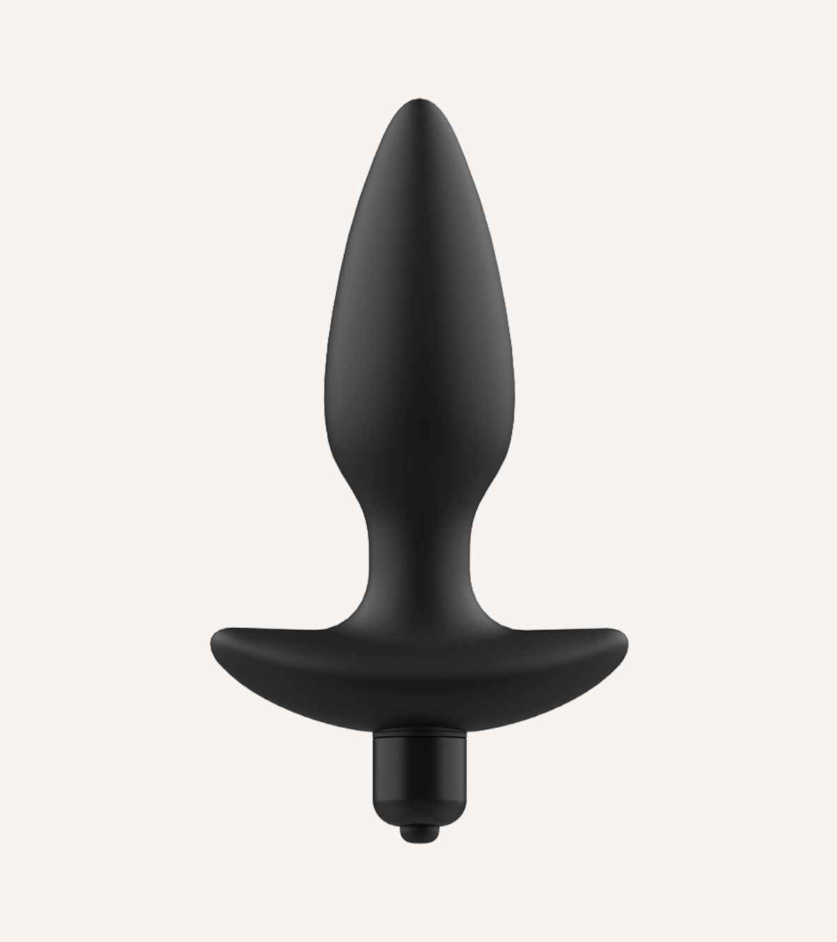 Buttplug Massager med Vibration Svart