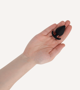 Buttplug i Silikon Svart S/M/L/XL/XXL