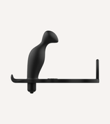 Buttplug med Silikonring 12 cm Svart