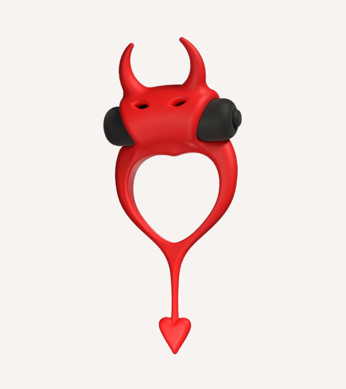 Devol Röd Vibrerande Penisring