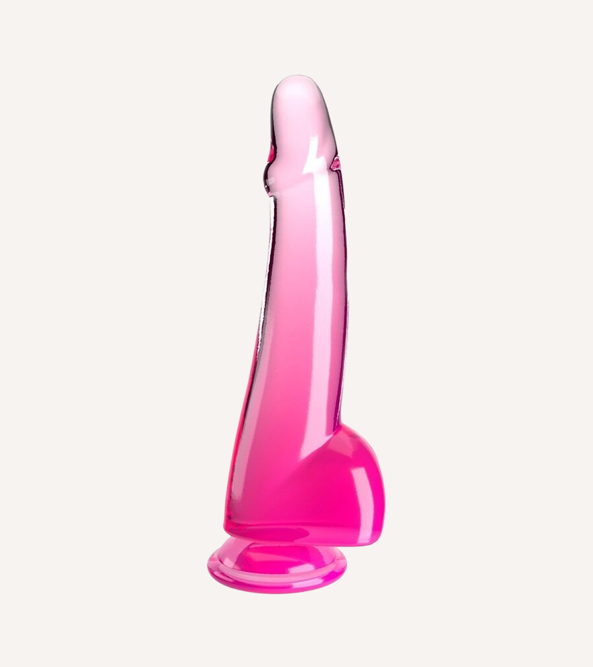 Dildo Clear Realistisk 19 cm