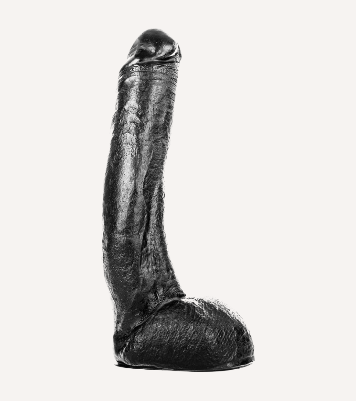 Dildo Realistisk Böjd 29 cm Svart