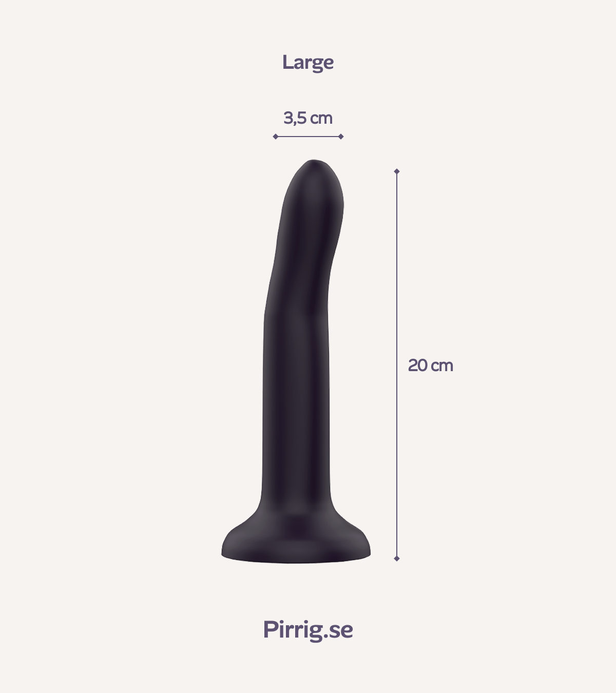 Dildo 'Duman' Färgskiftande S/M/L