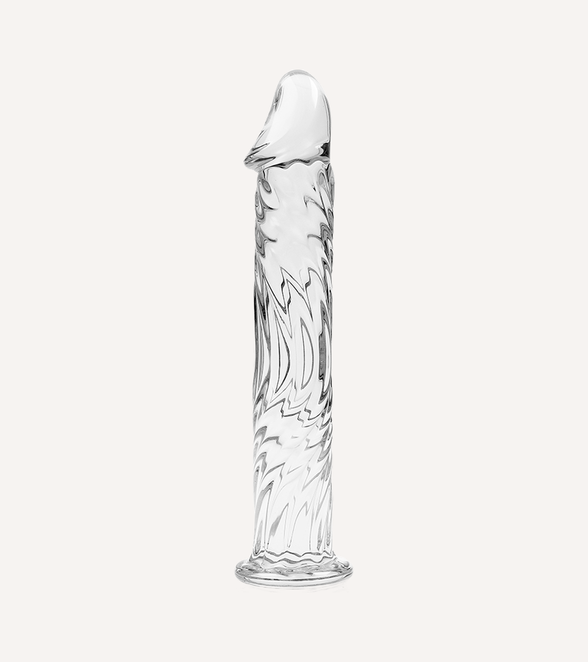 Dildo 'No. 12' i Borosilikatglas 17 cm