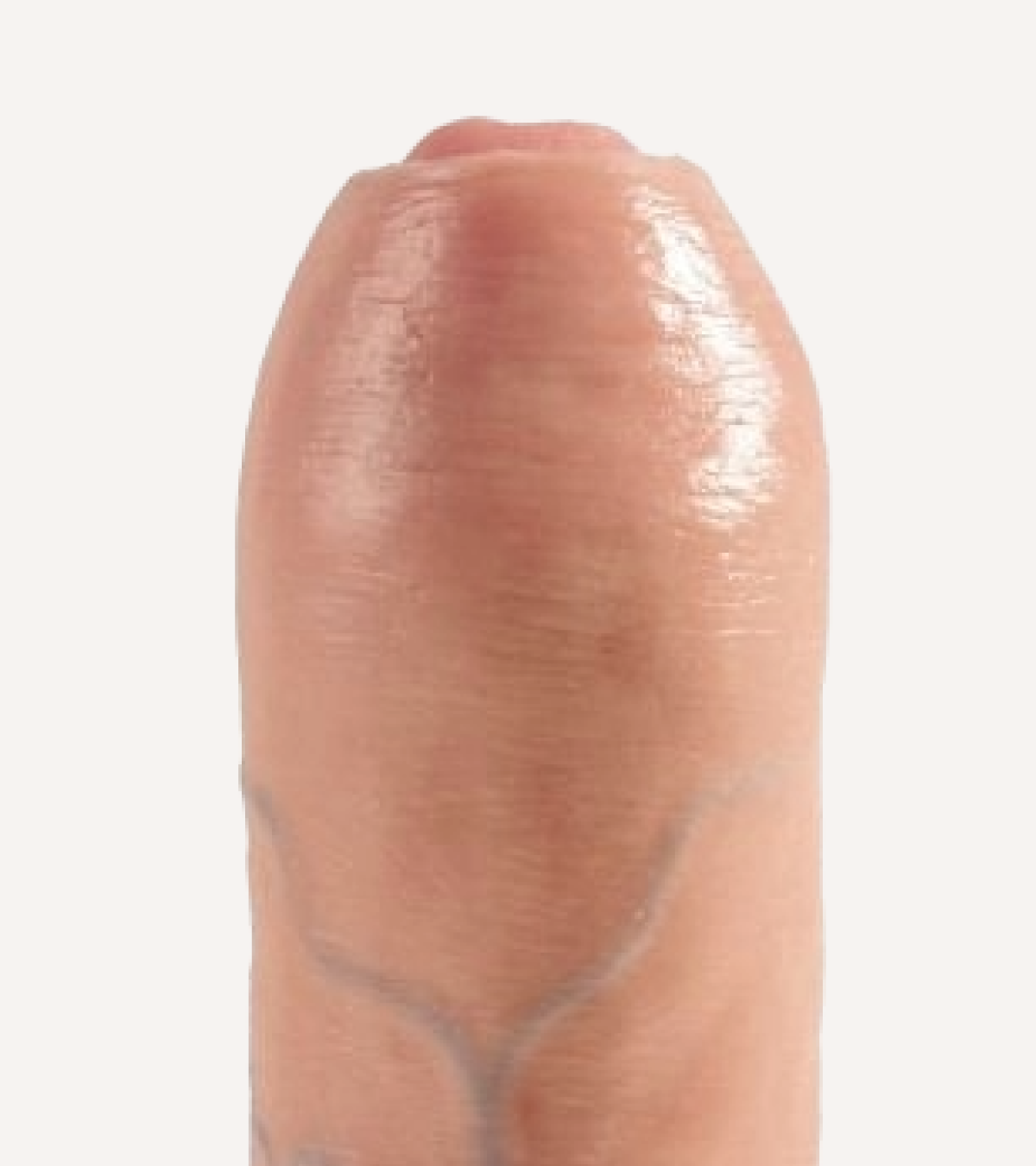 Dildo med Förhud 21 cm