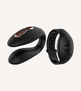 Dual Vibrator Svart + Watchme Klocka