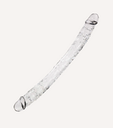 Dubbeldildo Transparent 38.5 cm