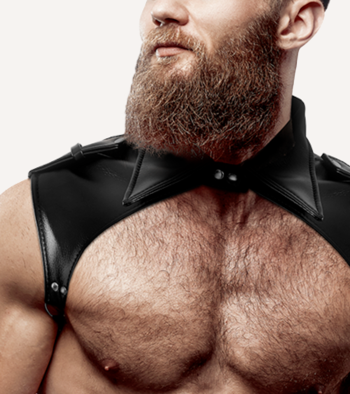 Harness 'Brigade' Bröstsele i Veganskt Läder