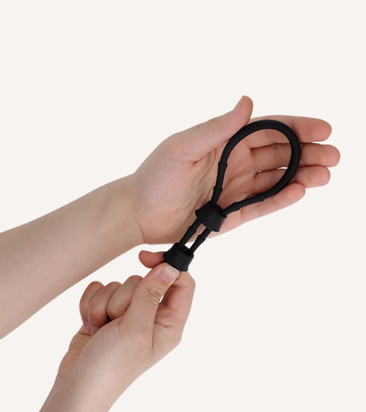 Justerbart Rep för Penis i Silikon