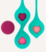 Knipkulor Aquagrön 2st + 4 Kulor