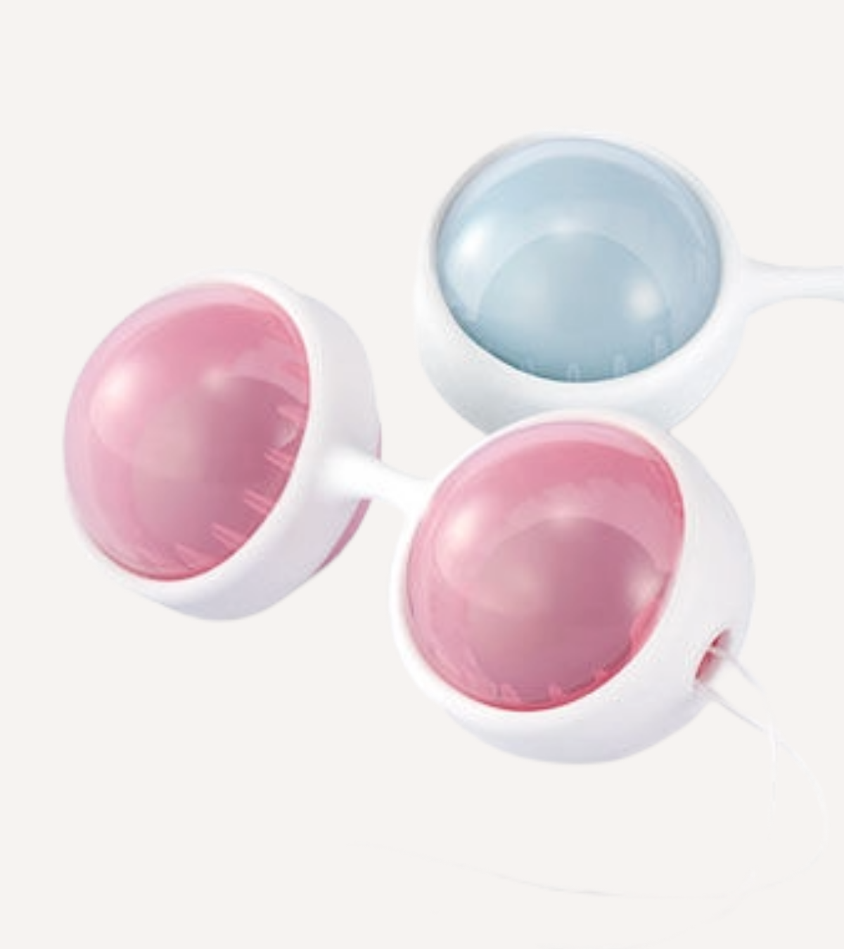 Knipkulor Luna Blå/Rosa 2 st