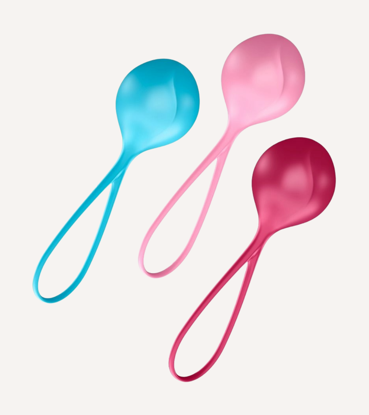 Knipkulor Träningsset 3 st Rosa/Röd/Blå