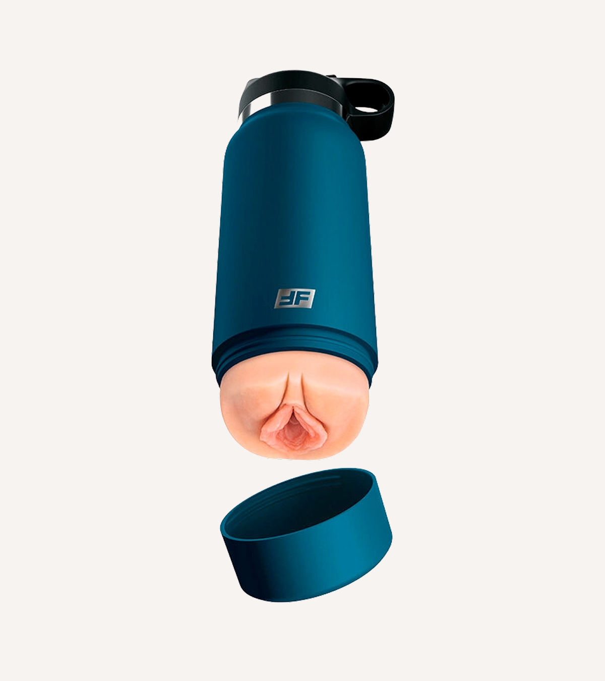 Masturbator Flask Vagina i Diskret Design Blå
