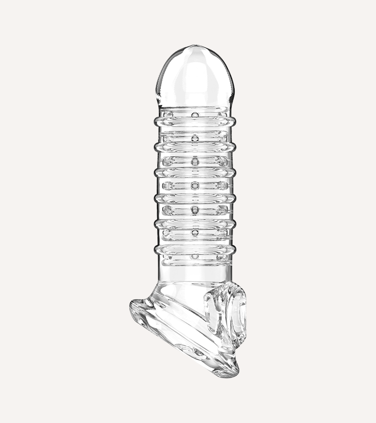 Penissleeve 'V15' Transparent med Struktur
