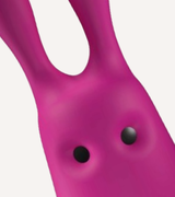 Pocket Rabbitvibrator Lila/Rosa/Svart
