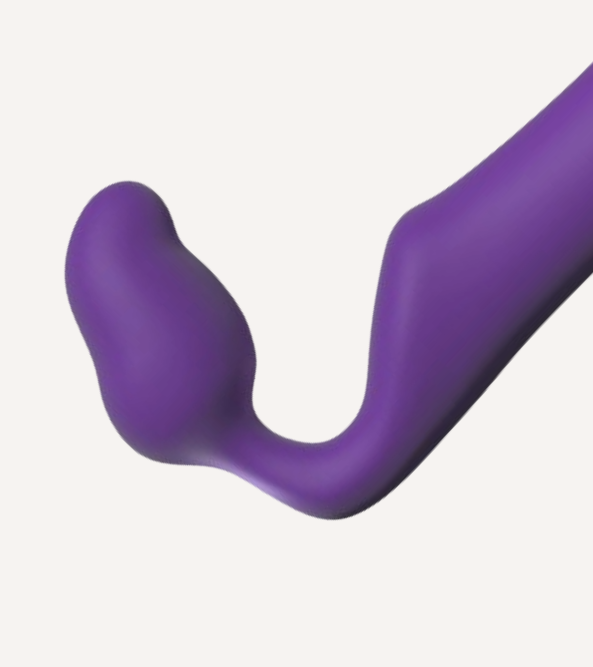 Queens Strap On Flexibel Lila Storlek L