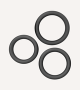 Set med Platta Ringar i Silikon