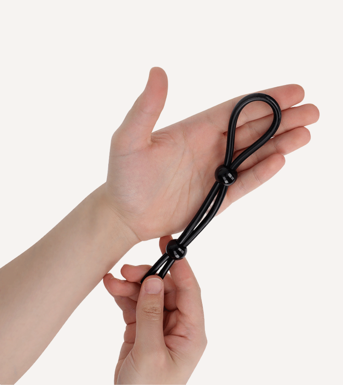 Silikonrep för Penis med Dubbelögla