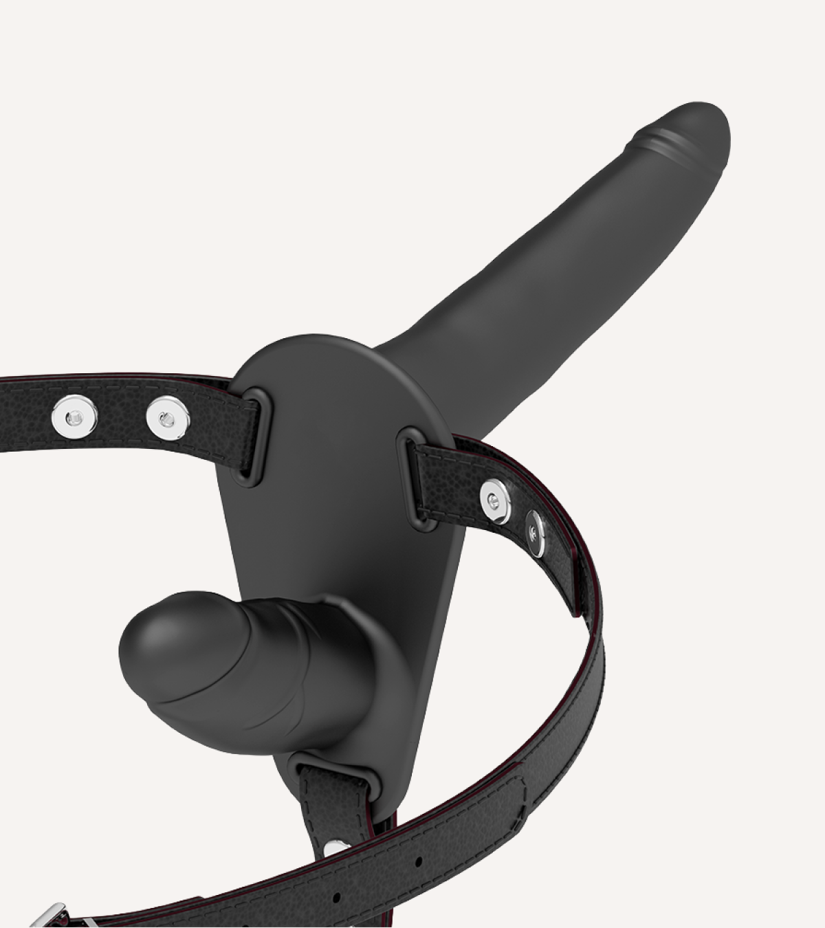 Strap-on Set med två Dildos och Justerbart Harness