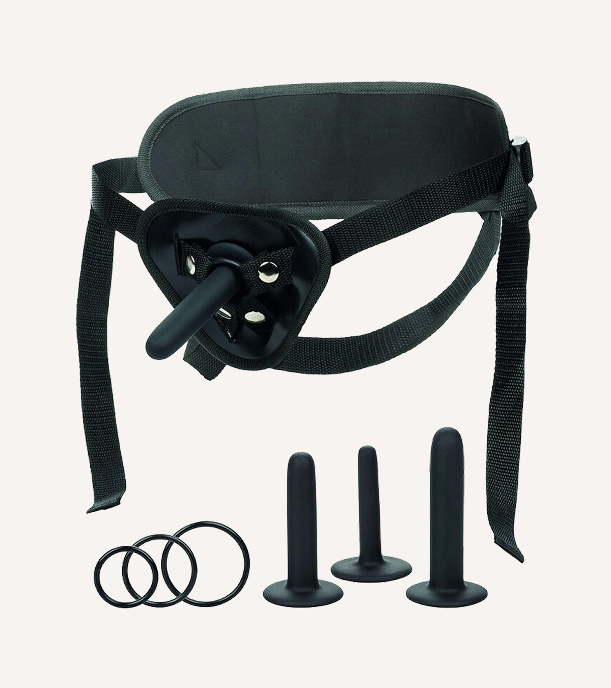 Strapon-Kit 'Boundless Pegging' med 3 Dildos