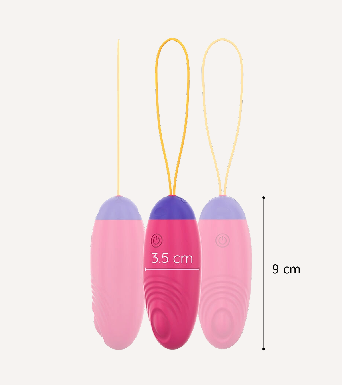 Vibrerande Ägg 'Wave Tapping' Appstyrd