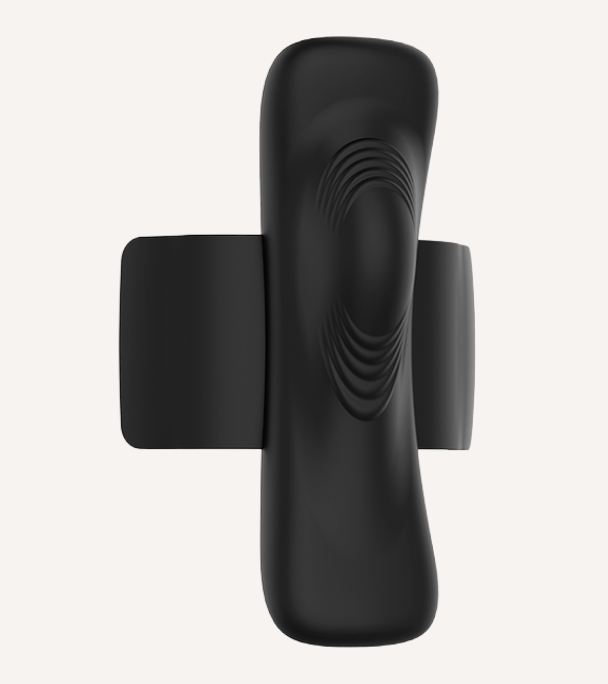 Trosvibrator Svart + Watchme Klocka