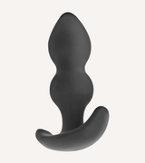 Buttplug i Silikon Svart S, M