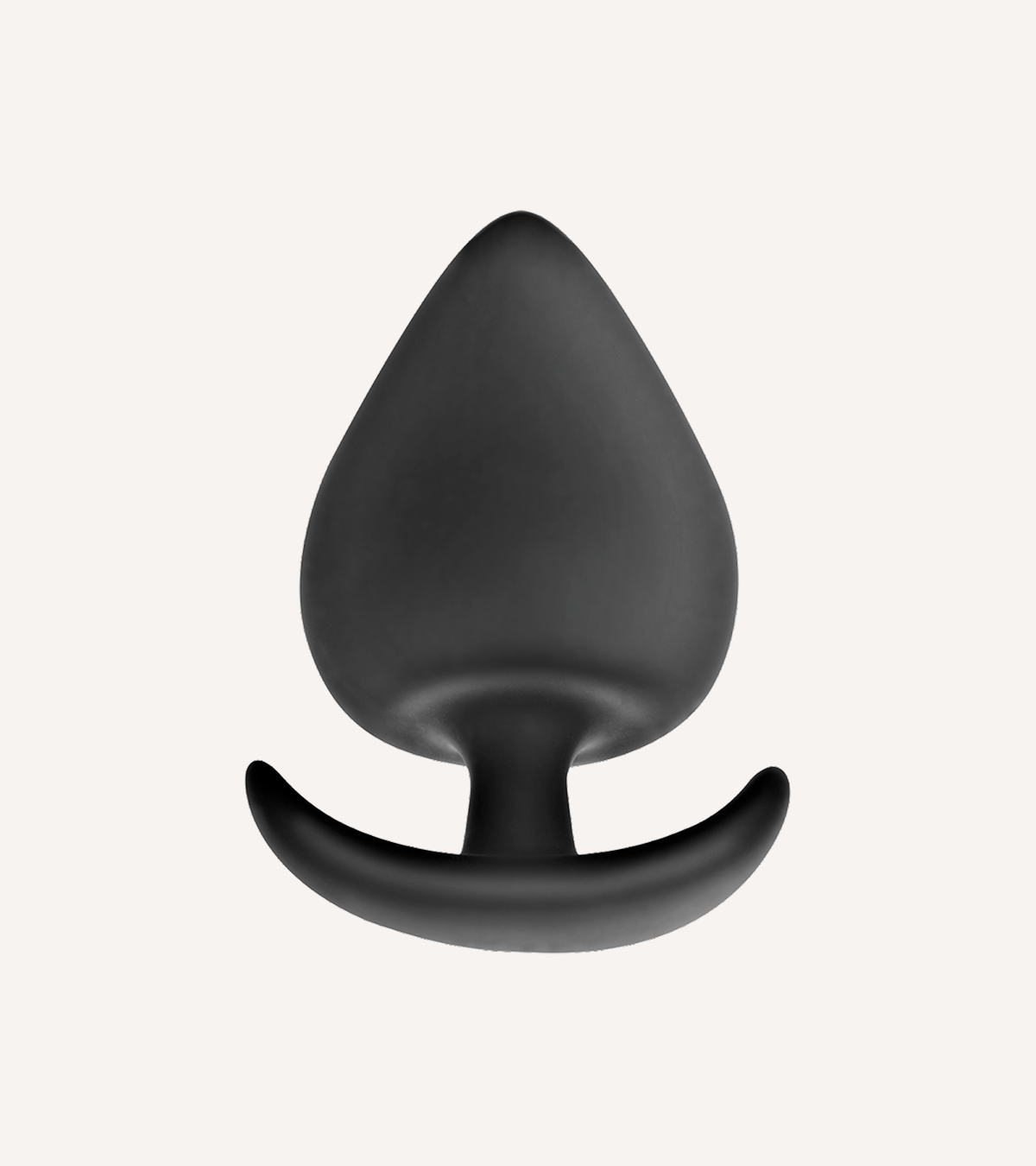 Buttplug i Silikon Svart S/M/L/XL/XXL