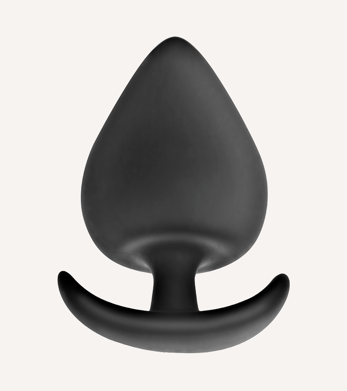 Buttplug i Silikon Svart S/M/L/XL/XXL
