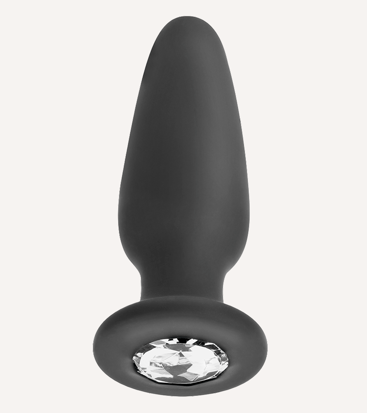 Buttplug i Silikon med Smycke S, M, L