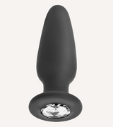 Buttplug i Silikon med Smycke S, M, L