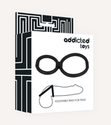 Dubbel Penisring för Penis och Testiklar i Silikon