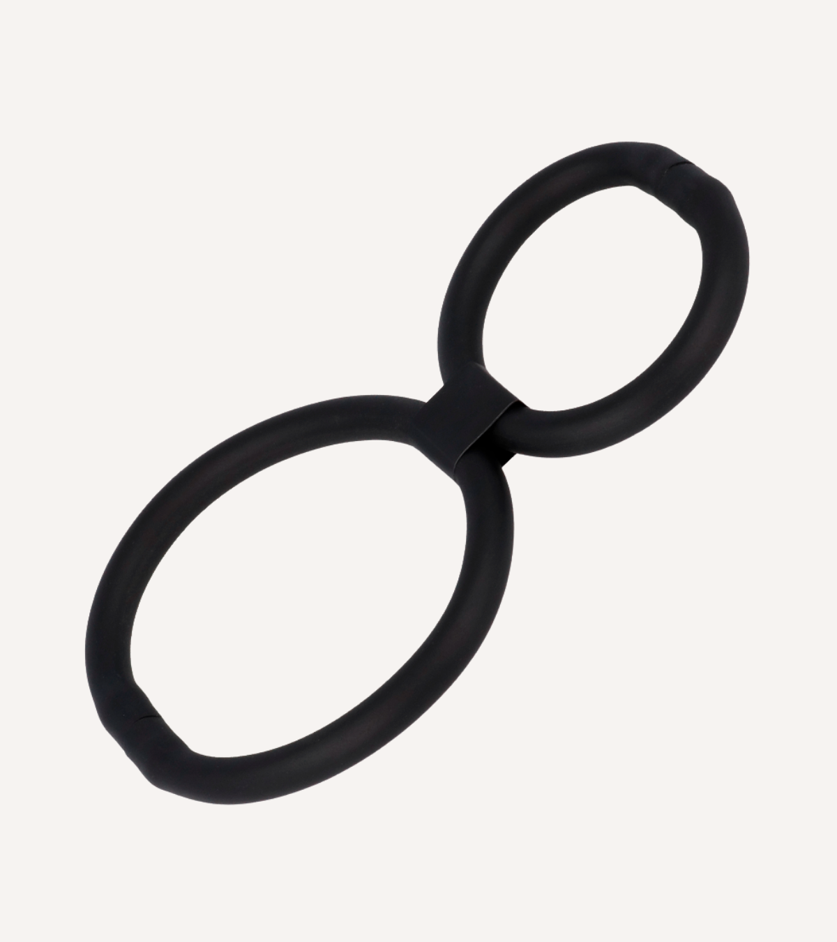 Dubbel Penisring för Penis och Testiklar i Silikon