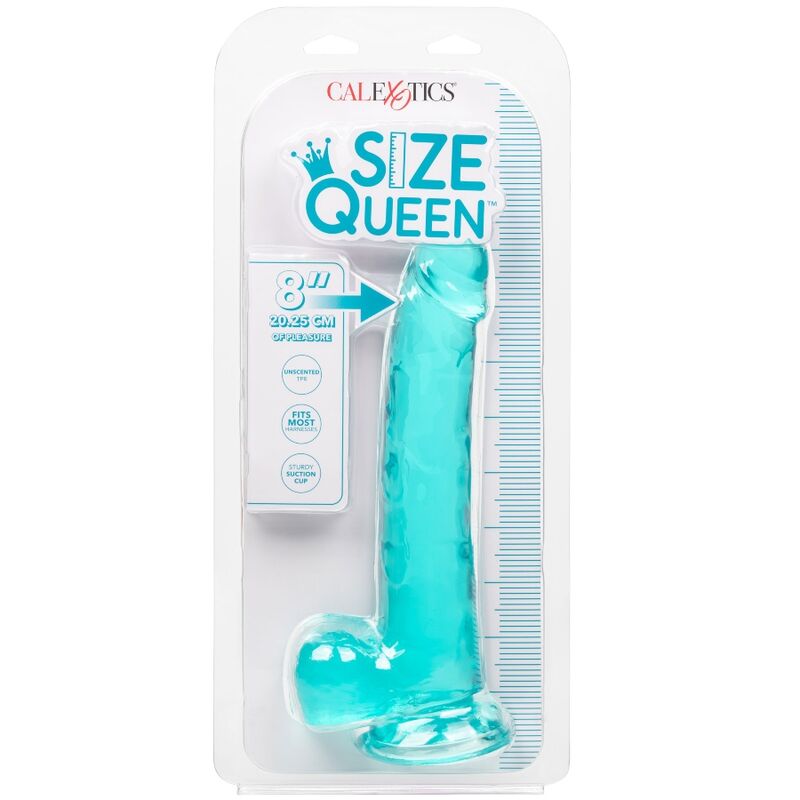 Dildo Size Queen 20,3 cm Lila/Blå