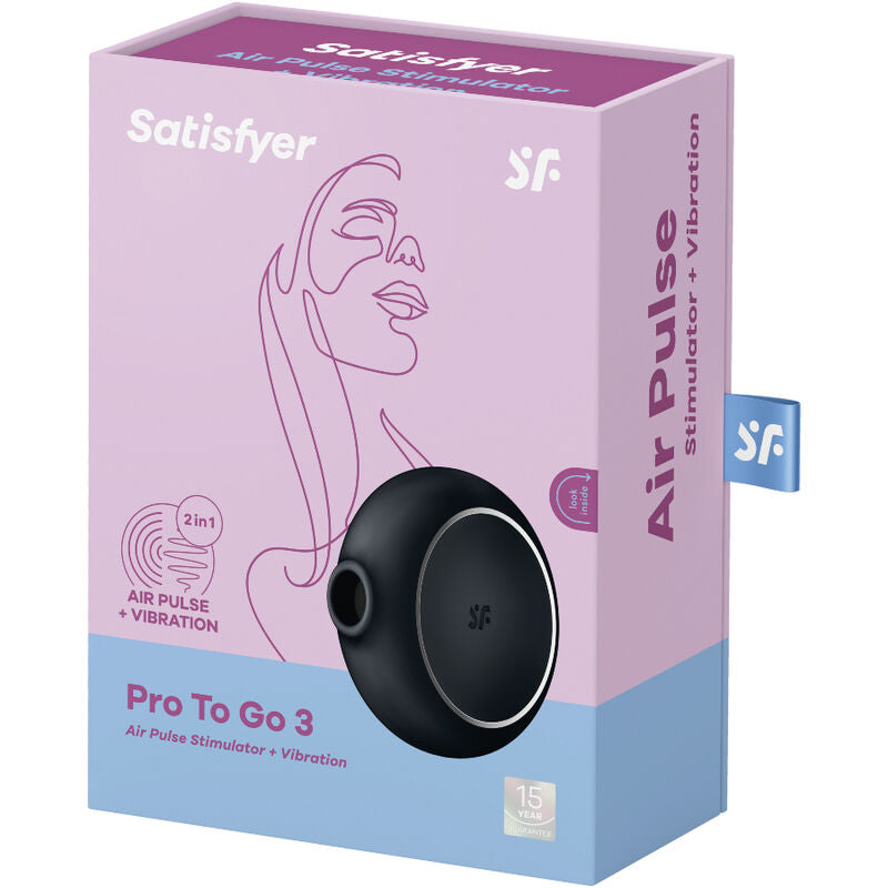 Lufttrycksvibrator 'Pro To Go 3' 2-i-1