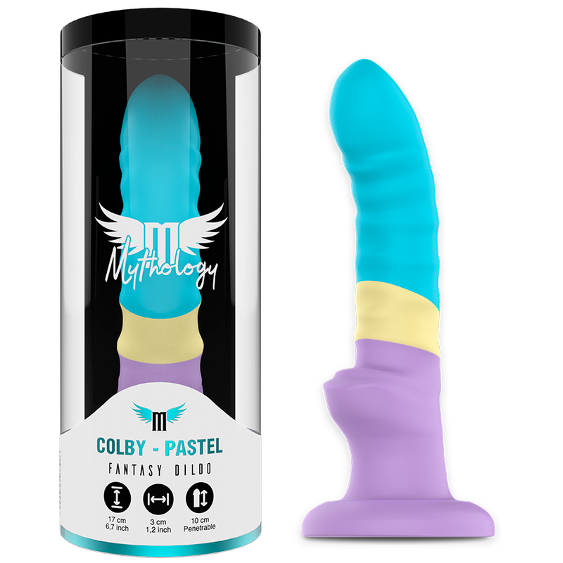 Dildo Colby Ribbad 17 cm
