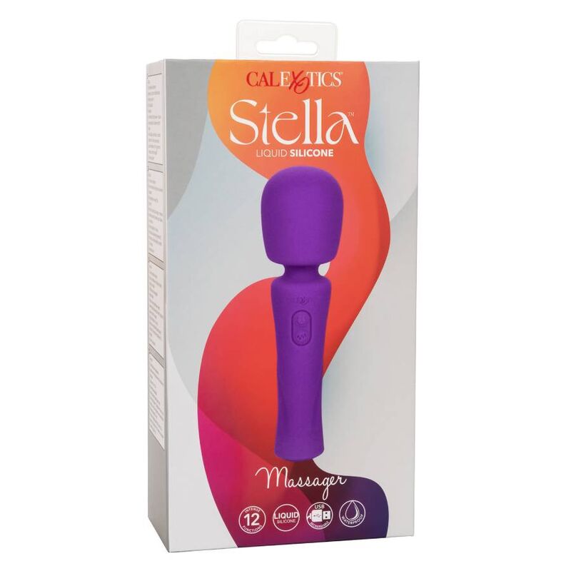 wand-vibrator i vit design med 12 olika vibrationslägen