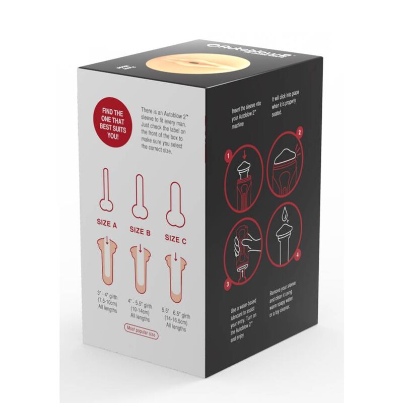 Vagina Sleeve för Autoblow Storlek C