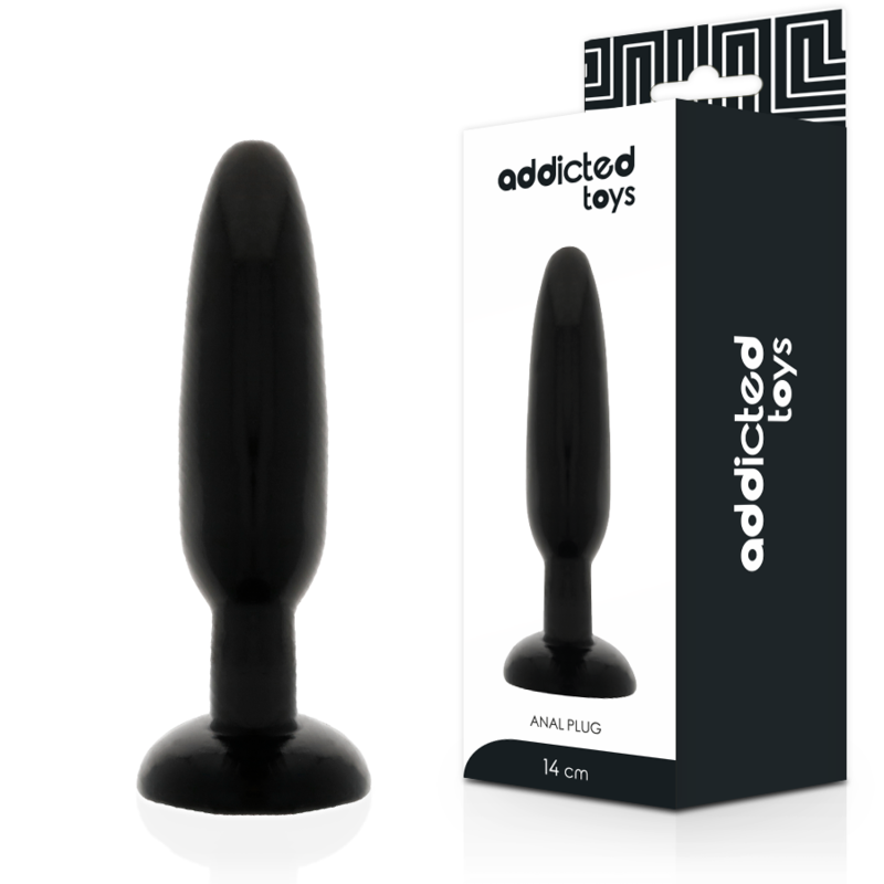 Buttplug 14 cm i svart färg från Addicted Toys