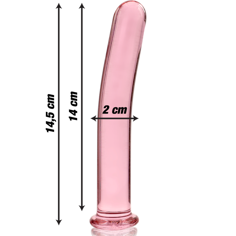 Dildo 'No. 8' i Borosilikatglas 14,5 cm