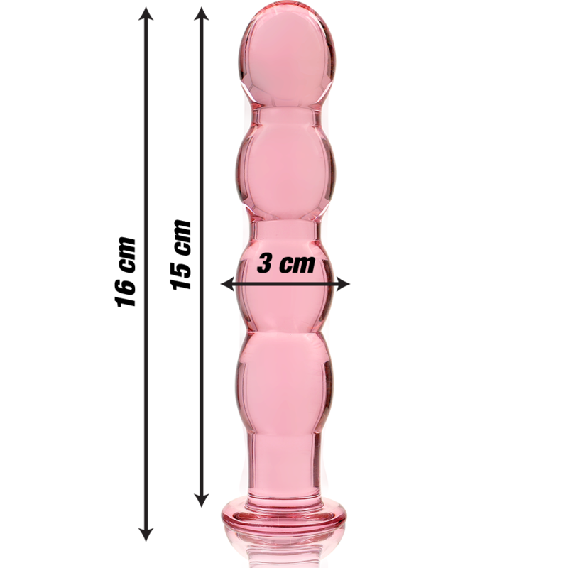 Dildo 'No. 10' i Borosilikatglas 16,5 cm