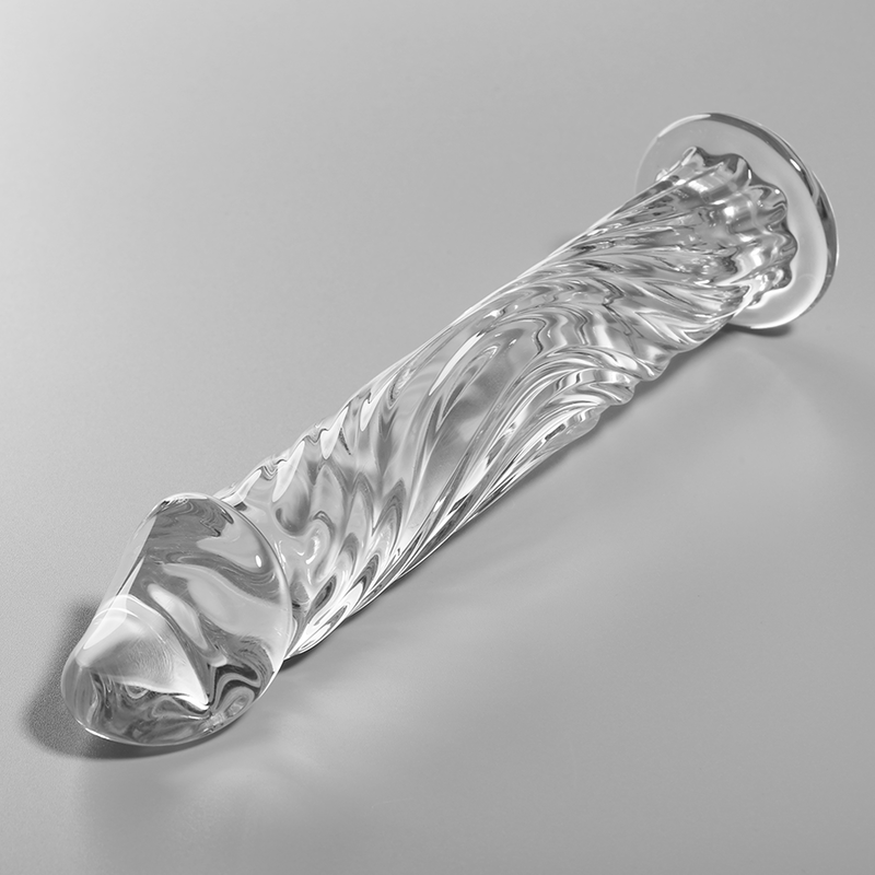 Dildo 'No. 12' i Borosilikatglas 17 cm