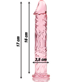 Dildo 'No. 12' i Borosilikatglas 17 cm