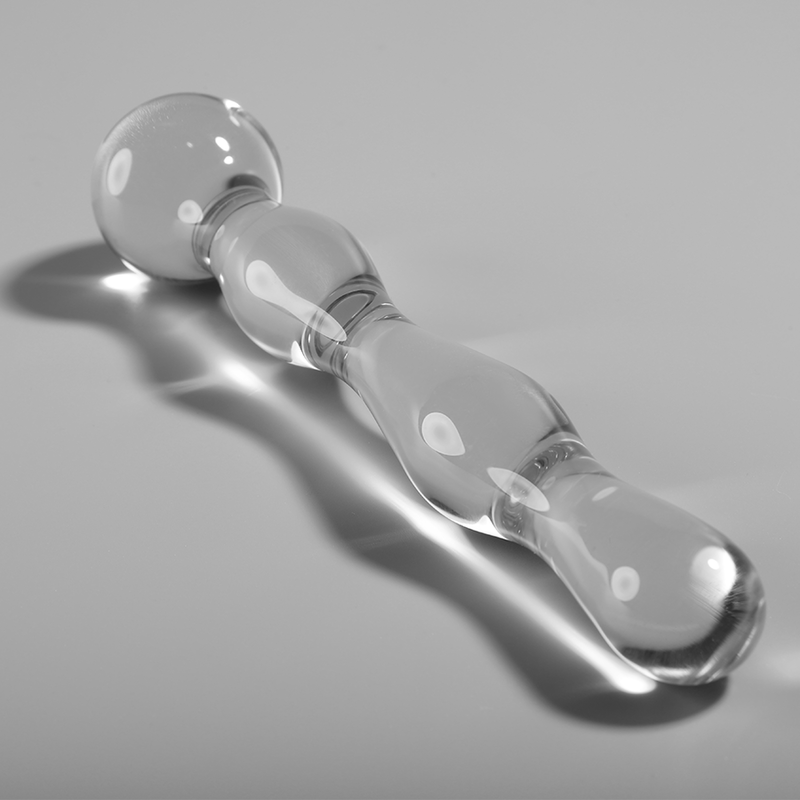 Dildo 'No. 13' i Borosilikatglas 18 cm