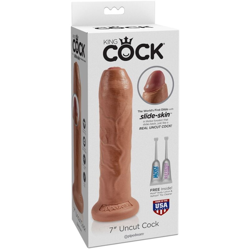 Dildo med Förhud 17,8 cm