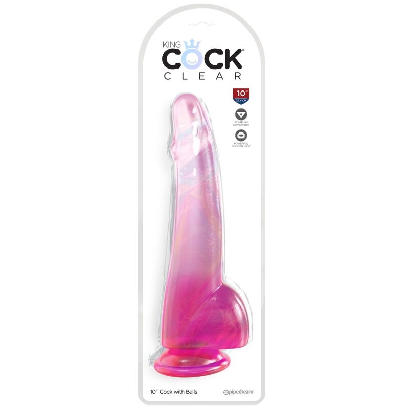 Dildo Clear Realistisk 19 cm