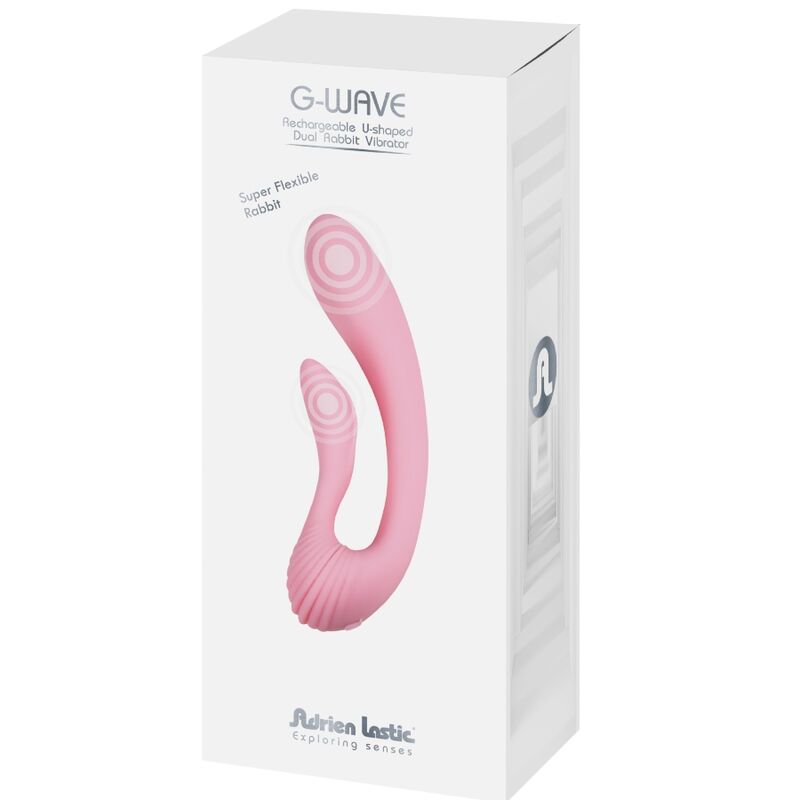 G Wave Dubbel Rabbitvibrator Rosa