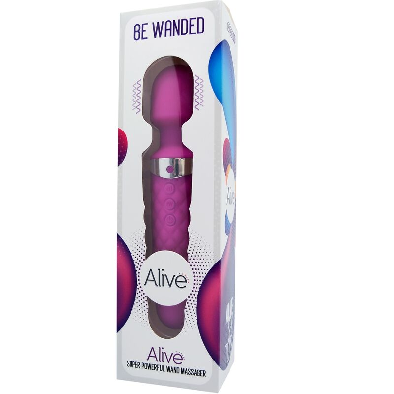 Wand Massager Vibrator Lila